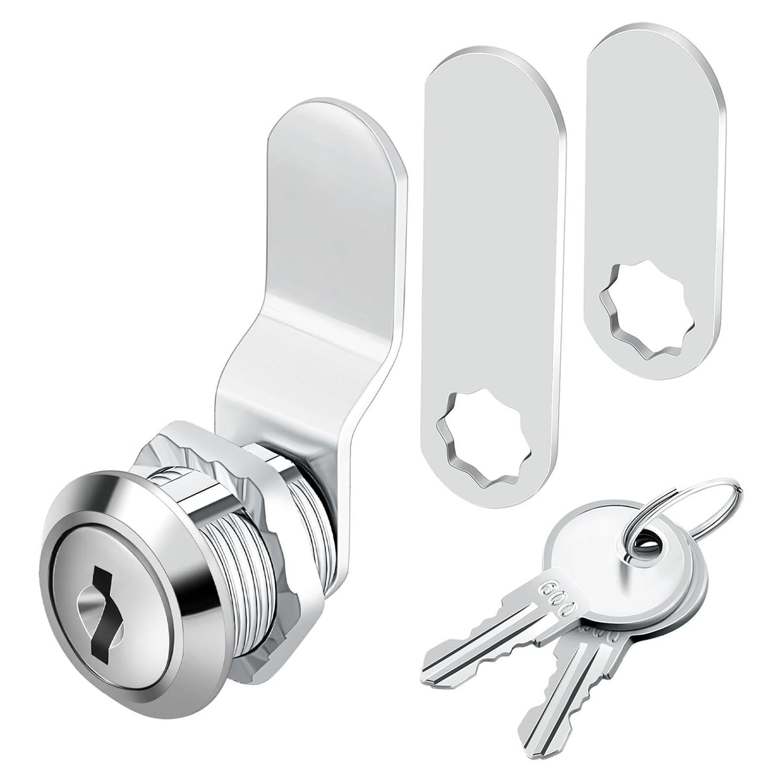 Cerradura de Cajón Zzbety 5/8" con Llave Igual - Zinc Cromado