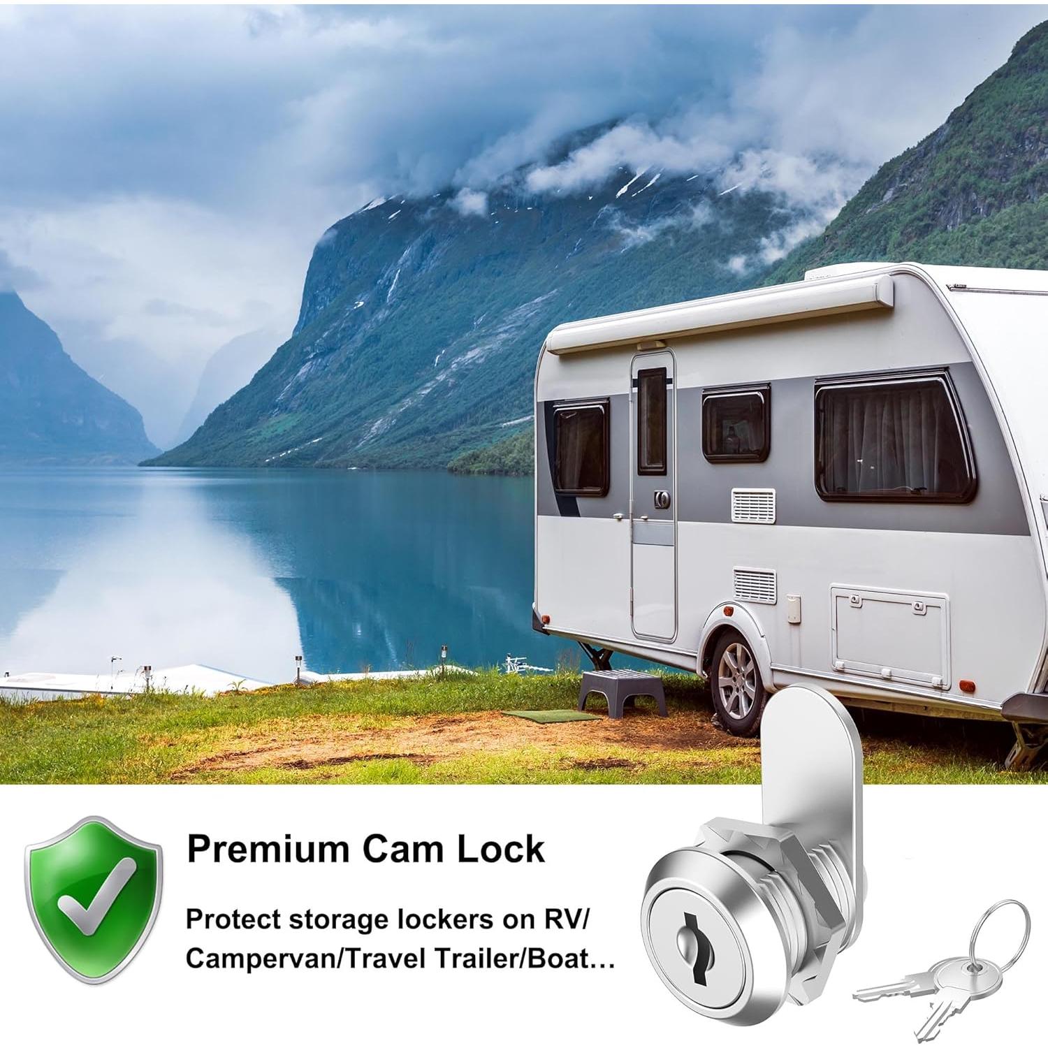 Cerraduras de Gabinete con Llave inBovoga 2 Pcs 16 mm