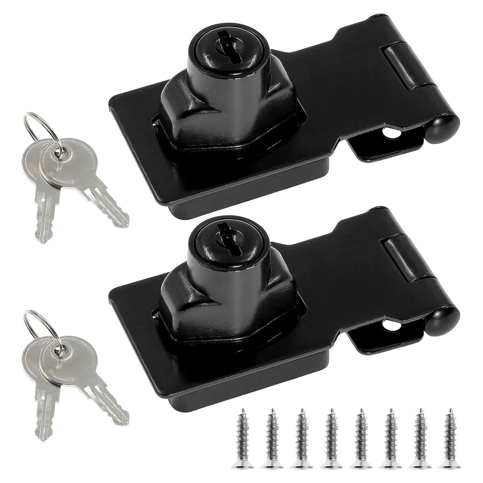 Cerraduras de Hasps Jiozermi 2 Unidades Acero Inoxidable 65x32mm