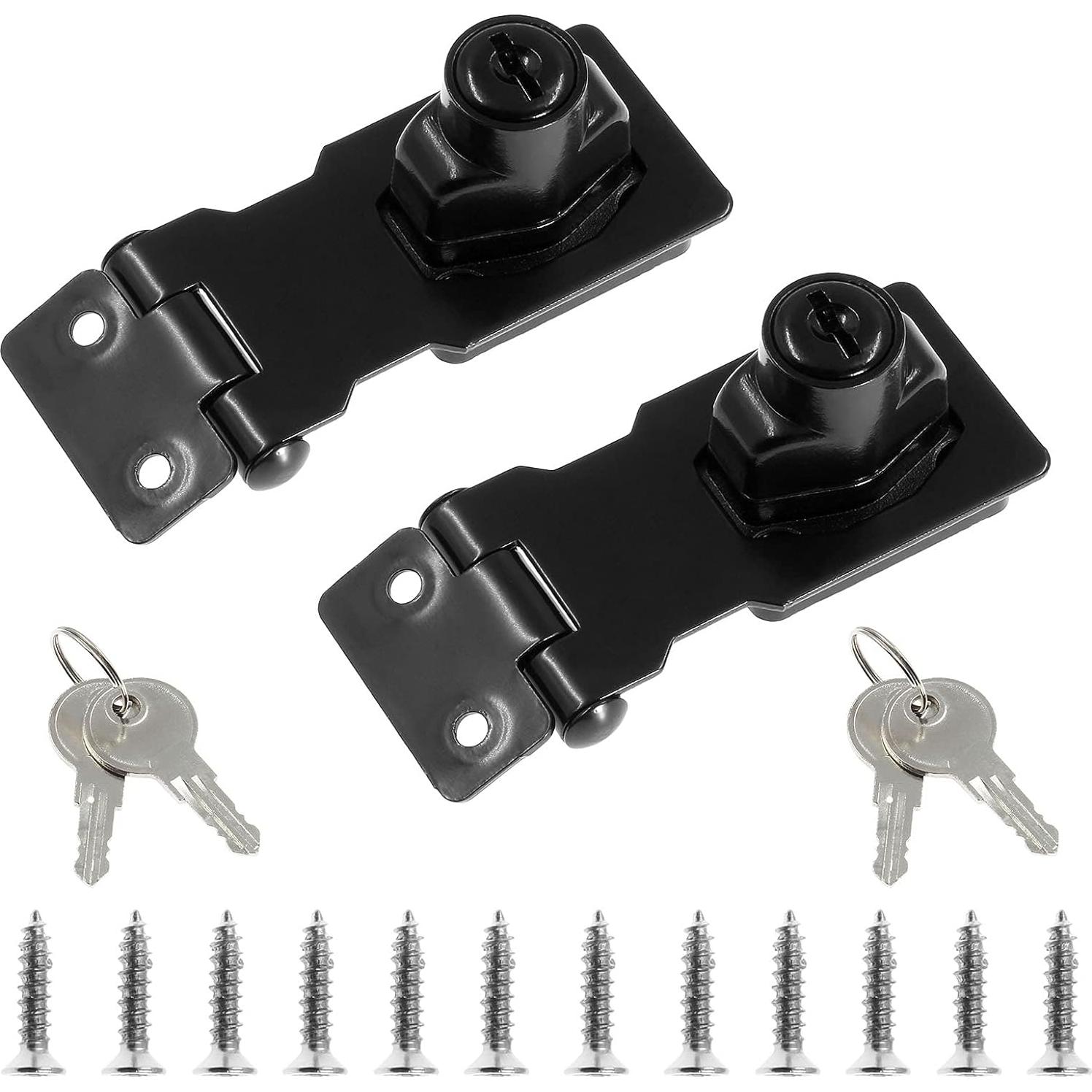 Cerraduras de Hasps Jiozermi 2 Unidades Acero Inoxidable 65x32mm