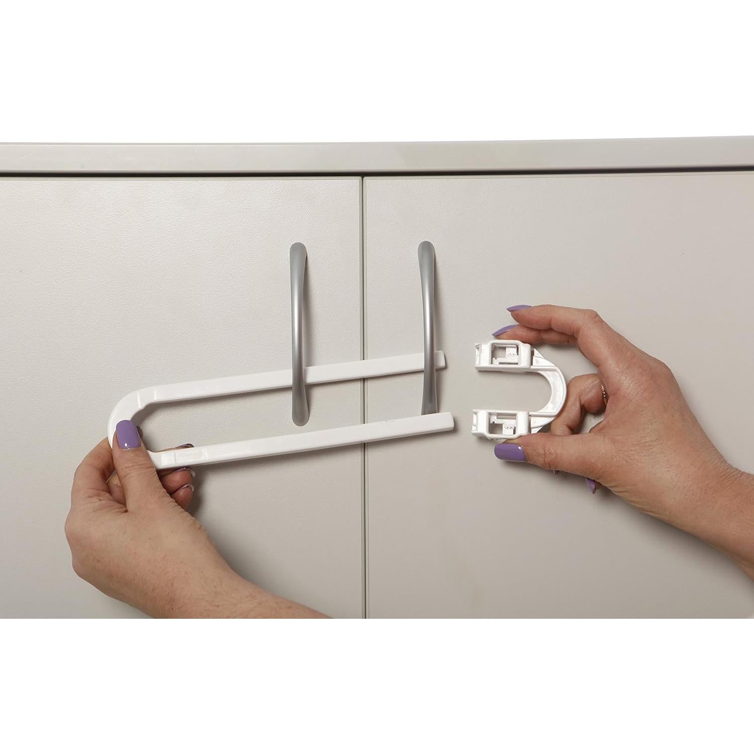 Cerraduras de Gabinete Dreambaby U Extra Largas - Paquete de 6