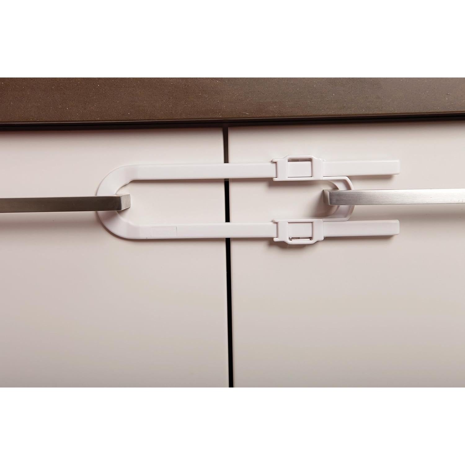 Cerraduras de Gabinete Dreambaby U Extra Largas - Paquete de 6