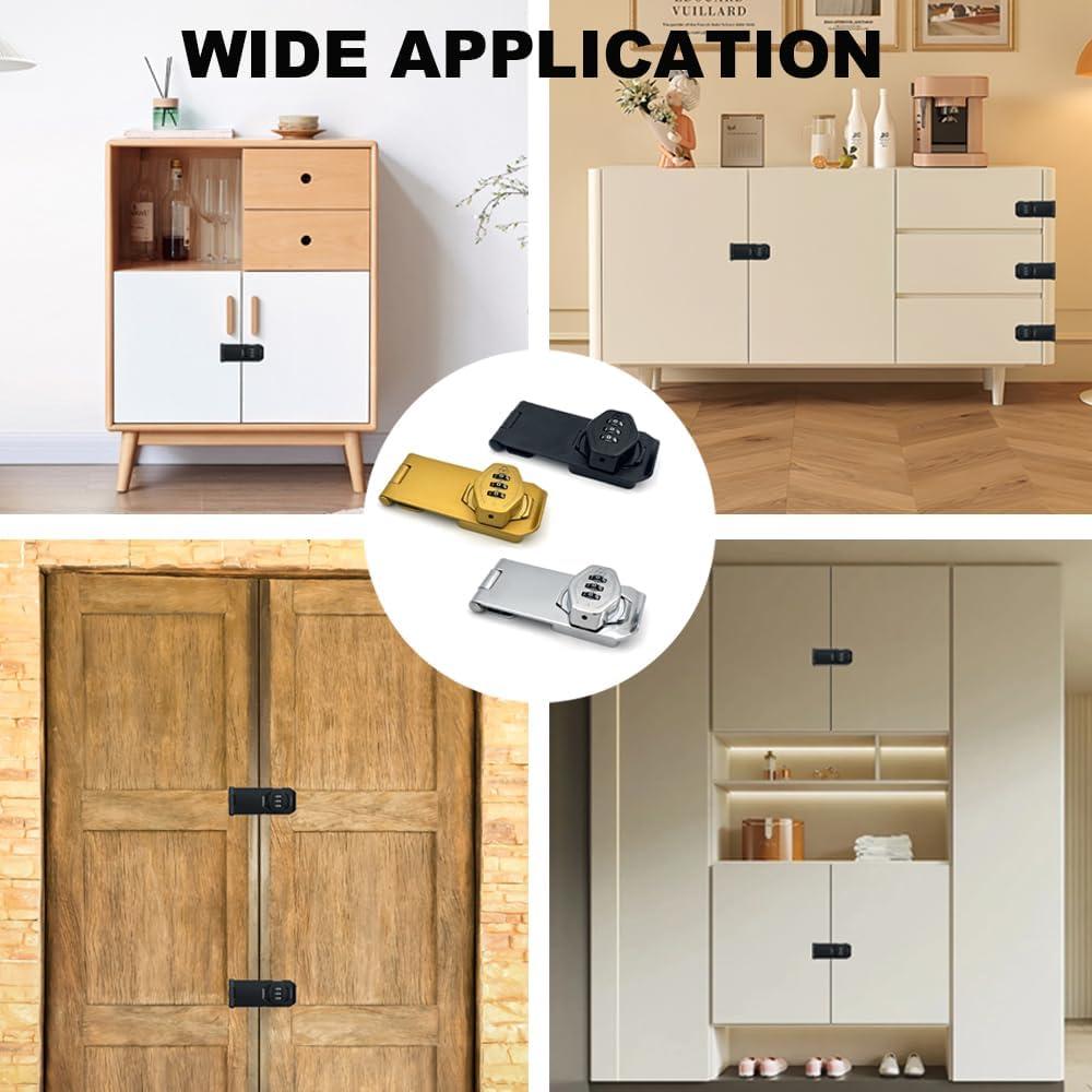 Cerraduras de Combinación Rotativas sin Llave VOLUKA Plata