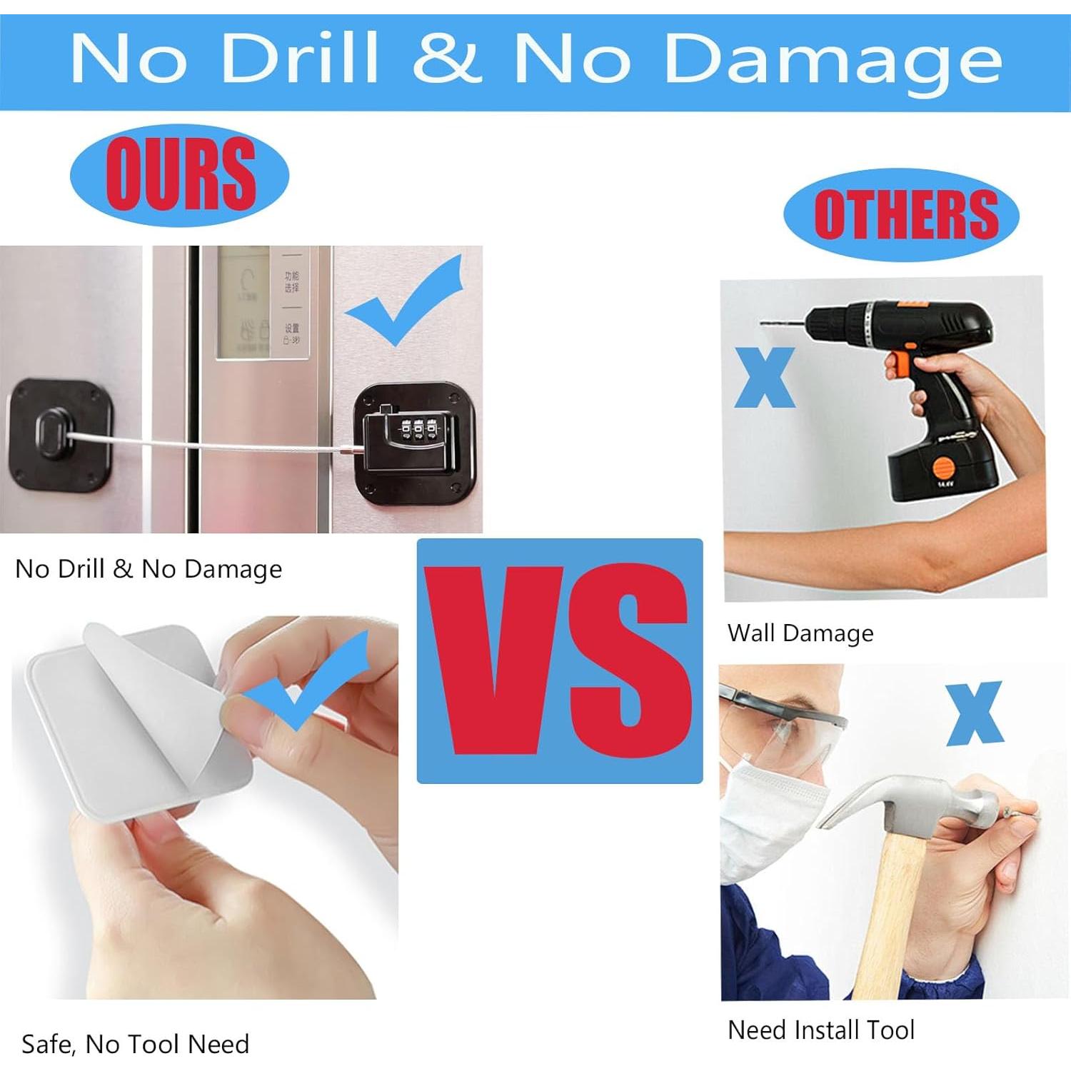 Cerradura de Refrigerador Yeya con Combinación - 2 Paquete