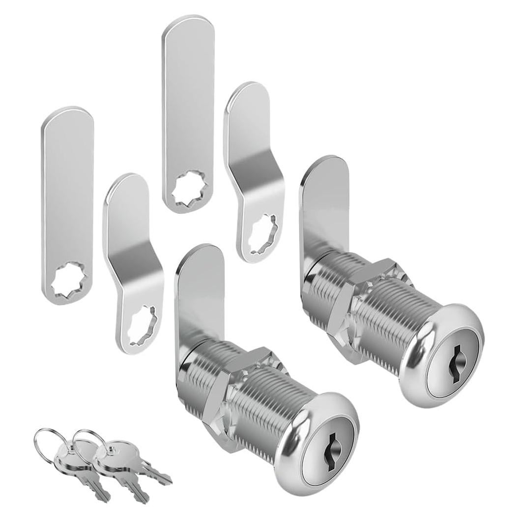 Cerraduras de Gabinete PawGlow P1840-2P Cromadas 38mm 2Pcs