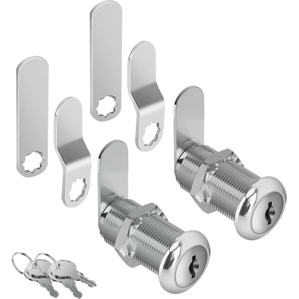 Cerraduras de Gabinete PawGlow P1840-2P Cromadas 38mm 2Pcs