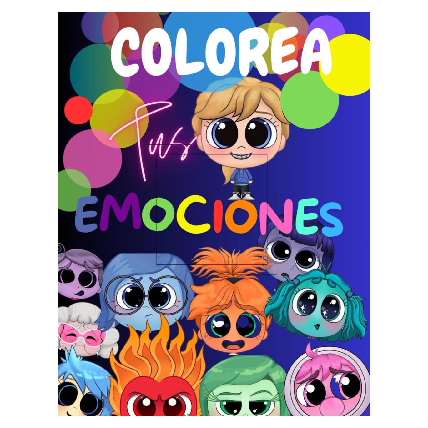 Libro para colorear las emociones: Aprendiendo las emociones de acuerdo a el estado de animo (Spanish Edition)