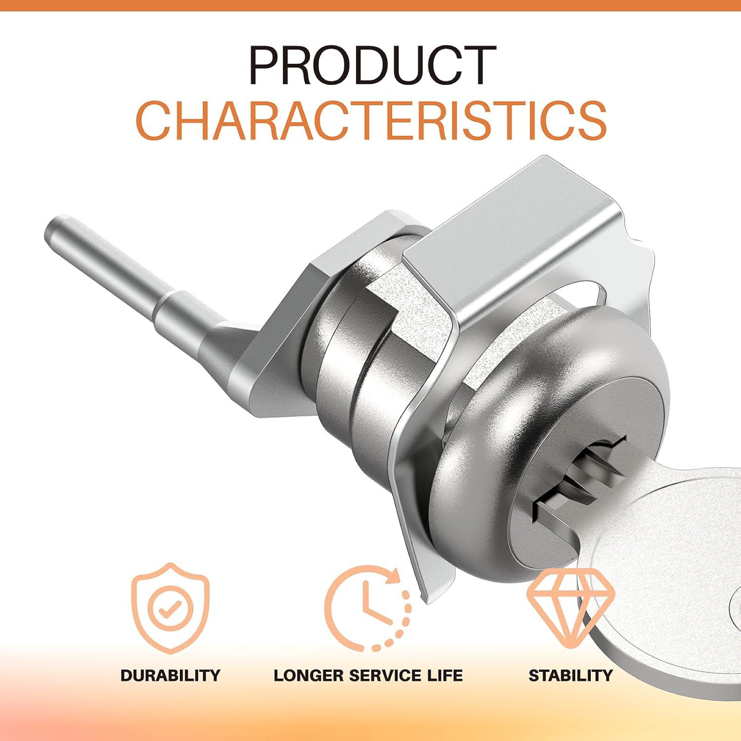 Cerradura de Reemplazo para Archivador Xinxinlin - 2 Llaves, Anticorrosión