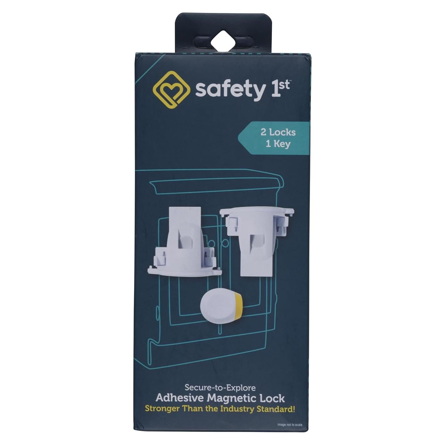 Candados Magnéticos Adhesivos Safety 1st - 2 Unidades + Llave