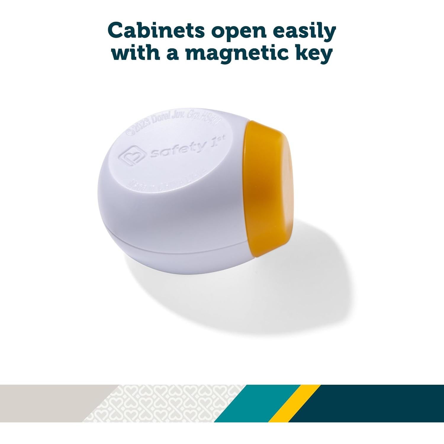 Candados Magnéticos Adhesivos Safety 1st - 2 Unidades + Llave