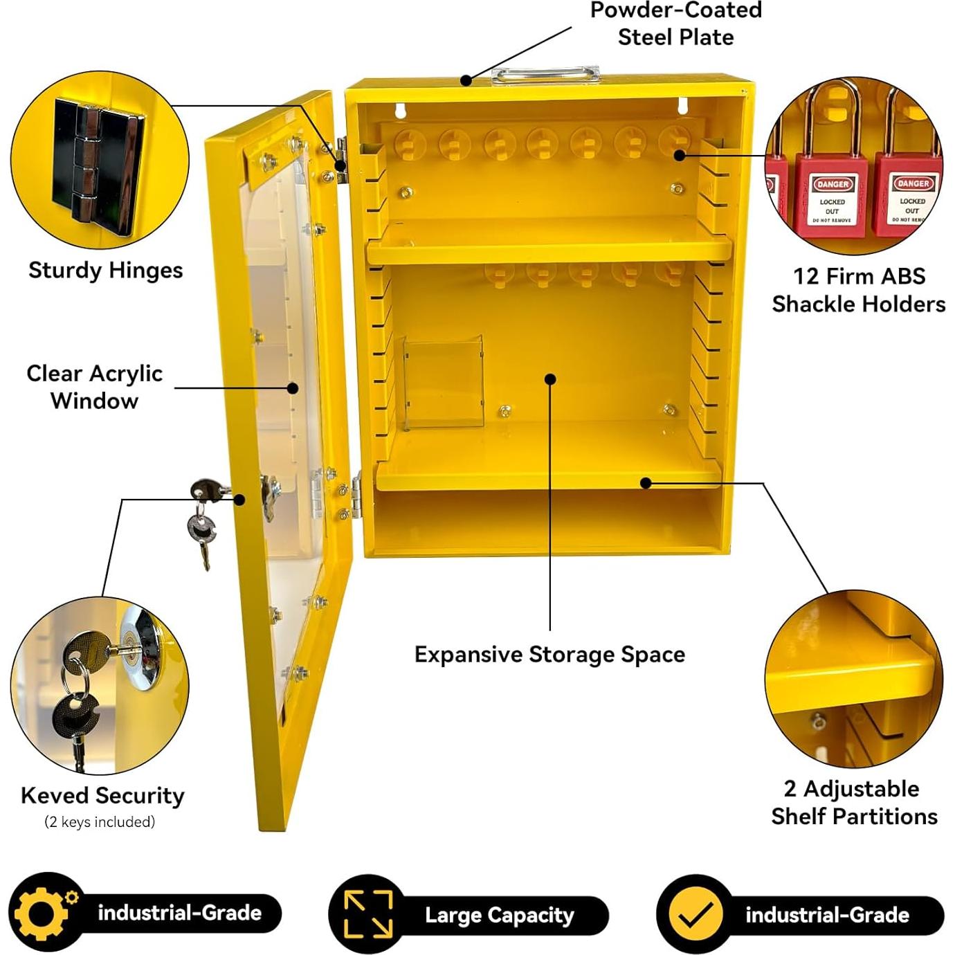 Kit de Bloqueo y Etiquetado BULANGDI 138 Piezas Seguridad Eléctrica