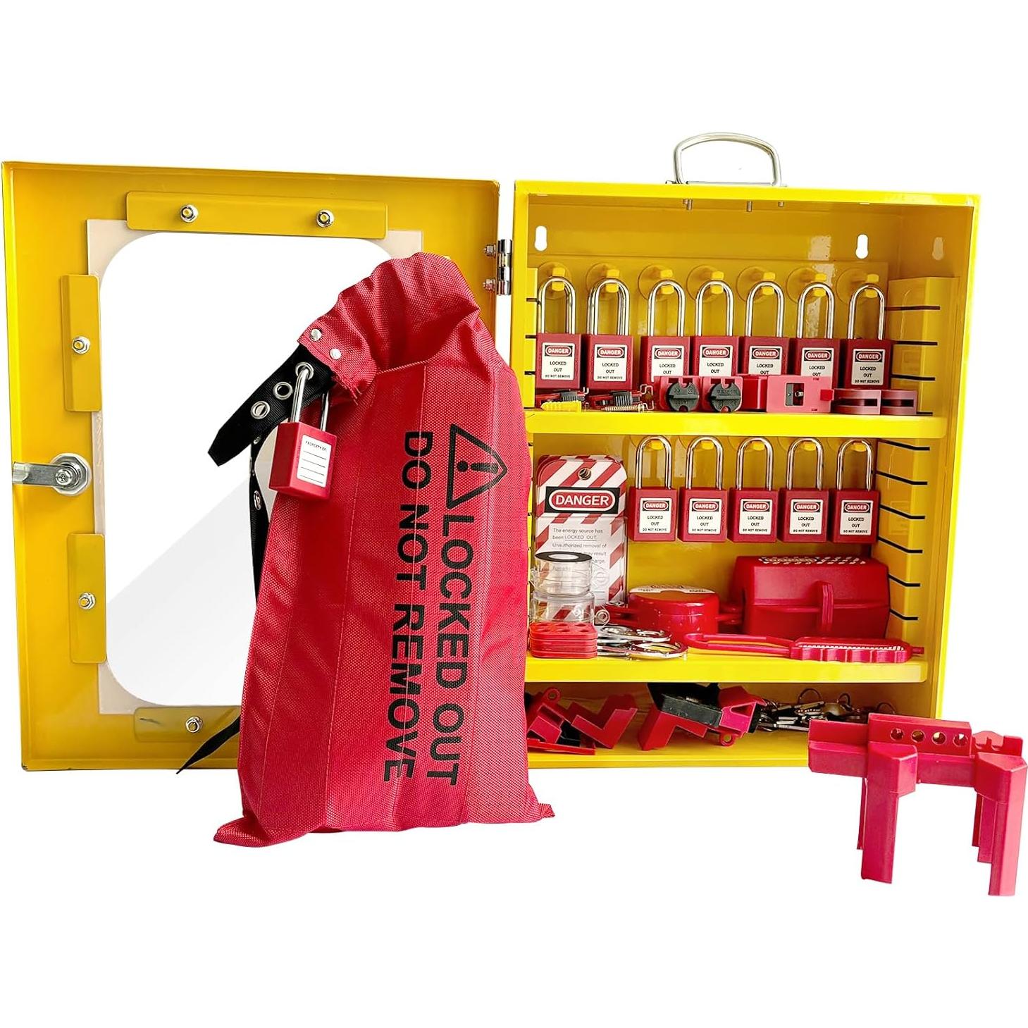 Kit de Bloqueo y Etiquetado BULANGDI 138 Piezas Seguridad Eléctrica