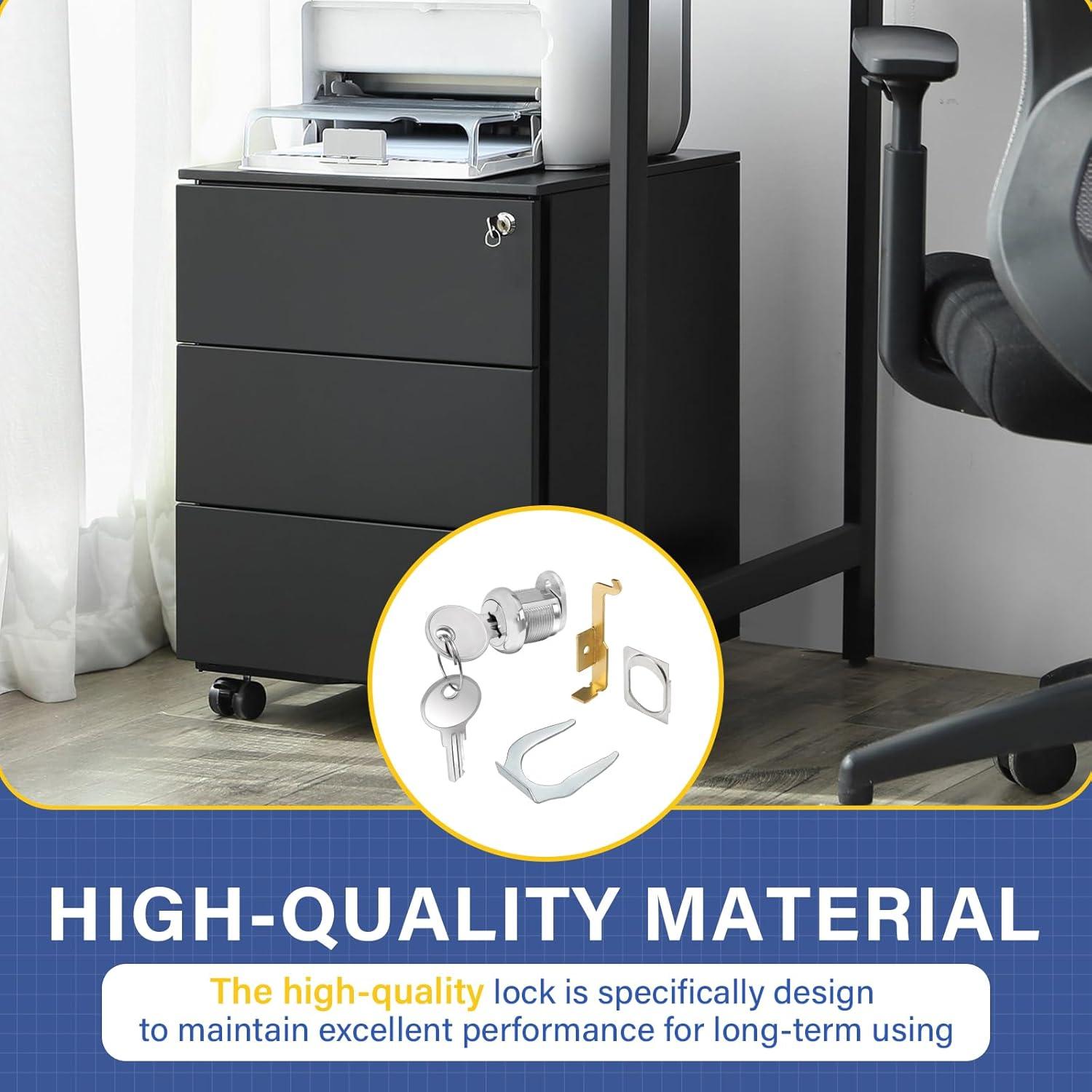 Kit de cerradura Trdzi para gabinete de archivos F24/F28 - 6 piezas