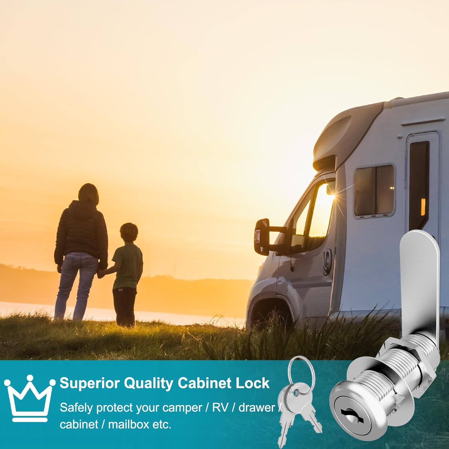 Cerraduras de Gabinete Ymtzfu 40mm con Llaves - 3 Pcs