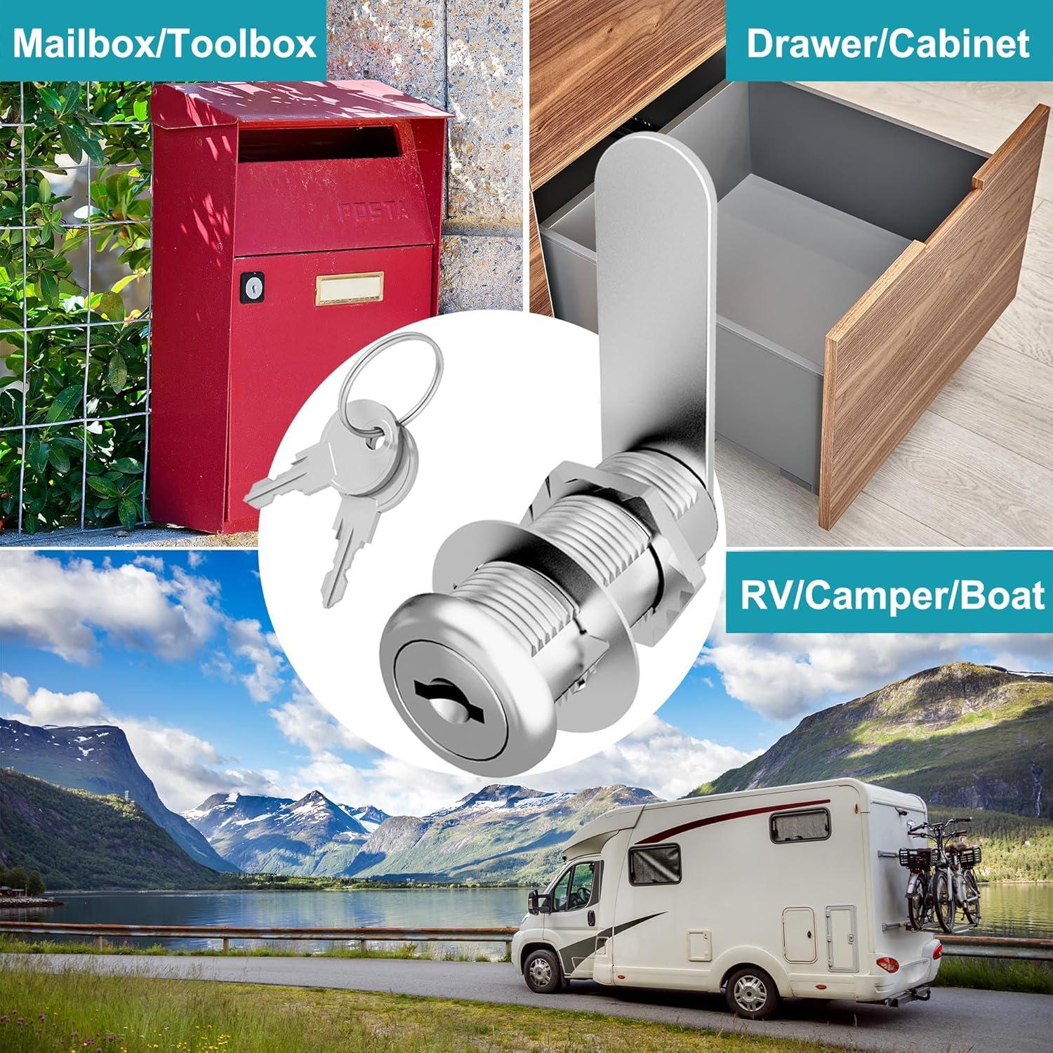 Cerraduras de Gabinete Ymtzfu 40mm con Llaves - 3 Pcs