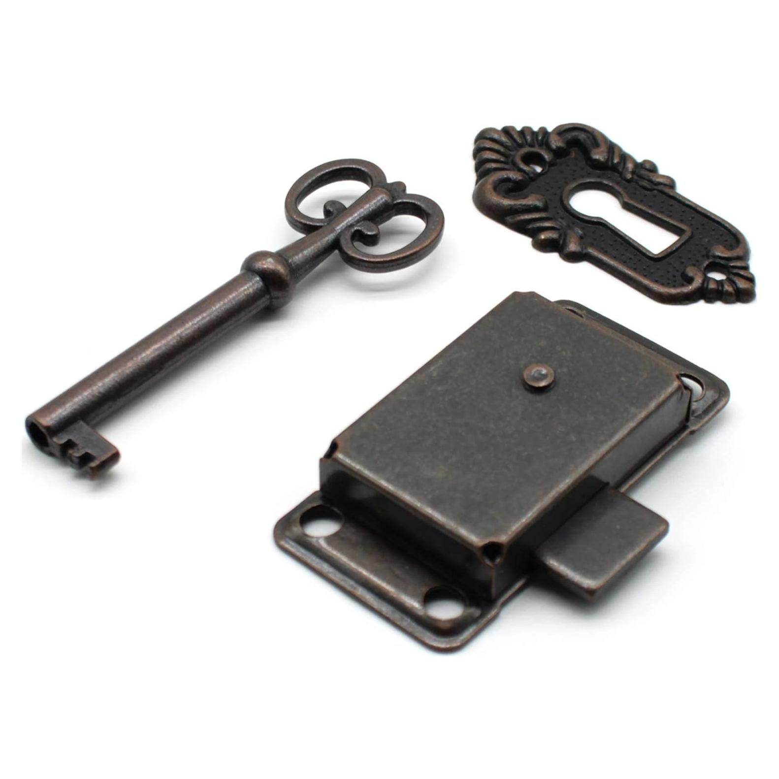 Cerradura de Gabinete Retro LBTODH de Bronce 52x26mm