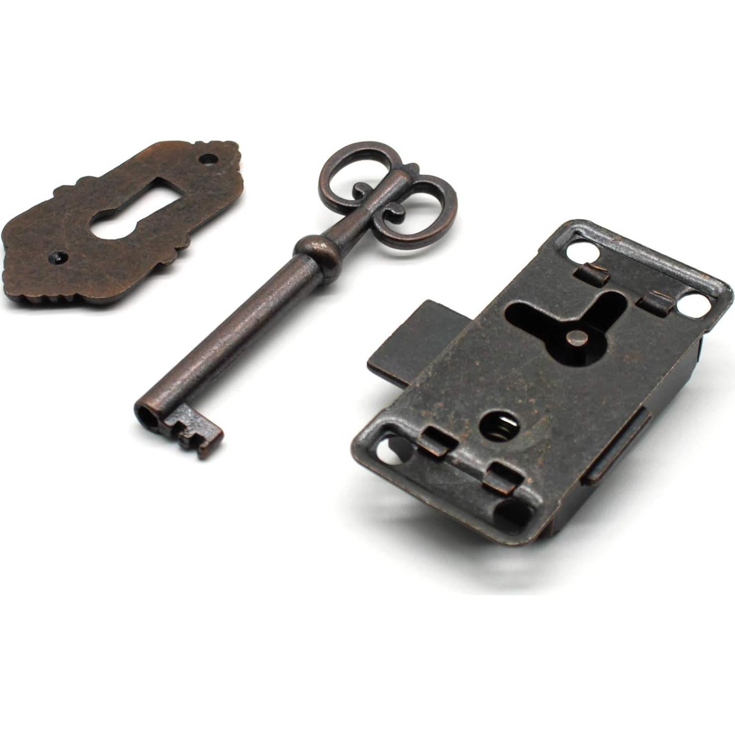 Cerradura de Gabinete Retro LBTODH de Bronce 52x26mm