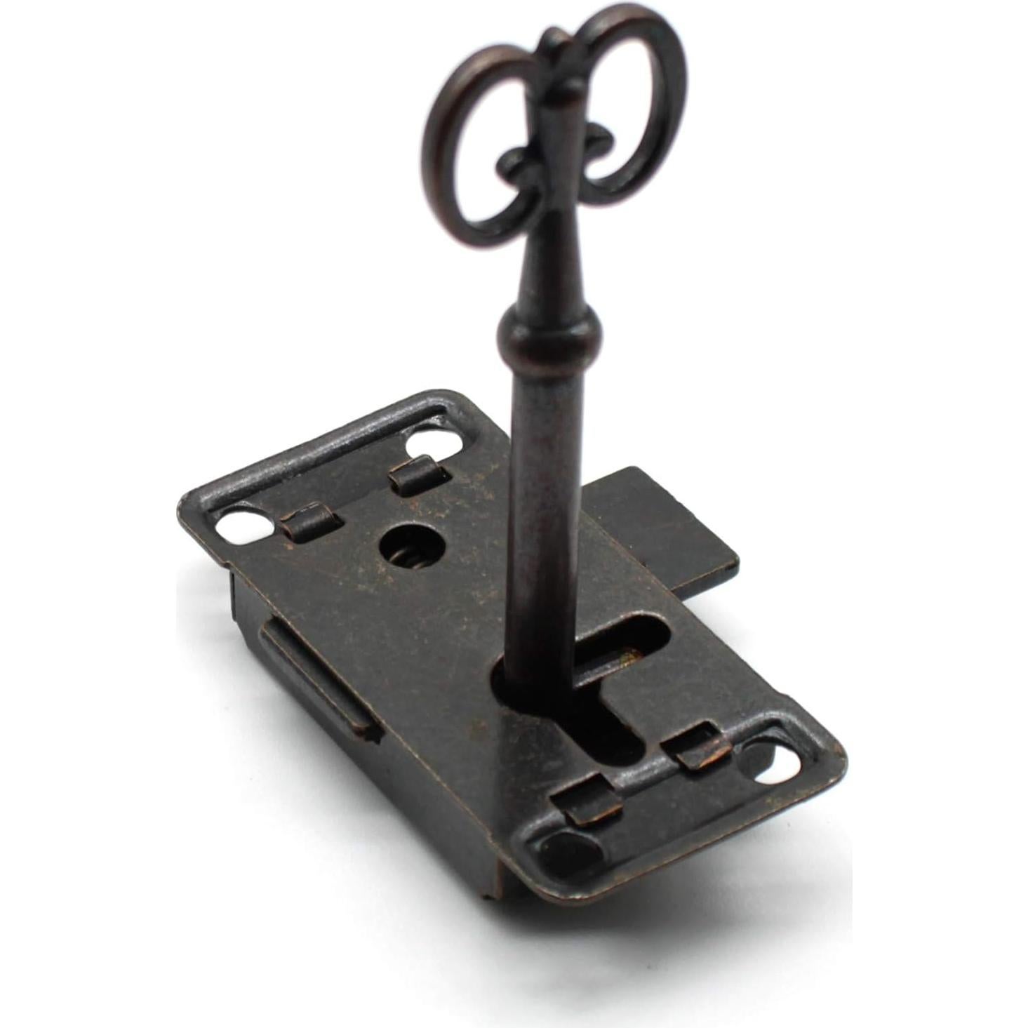 Cerradura de Gabinete Retro LBTODH de Bronce 52x26mm