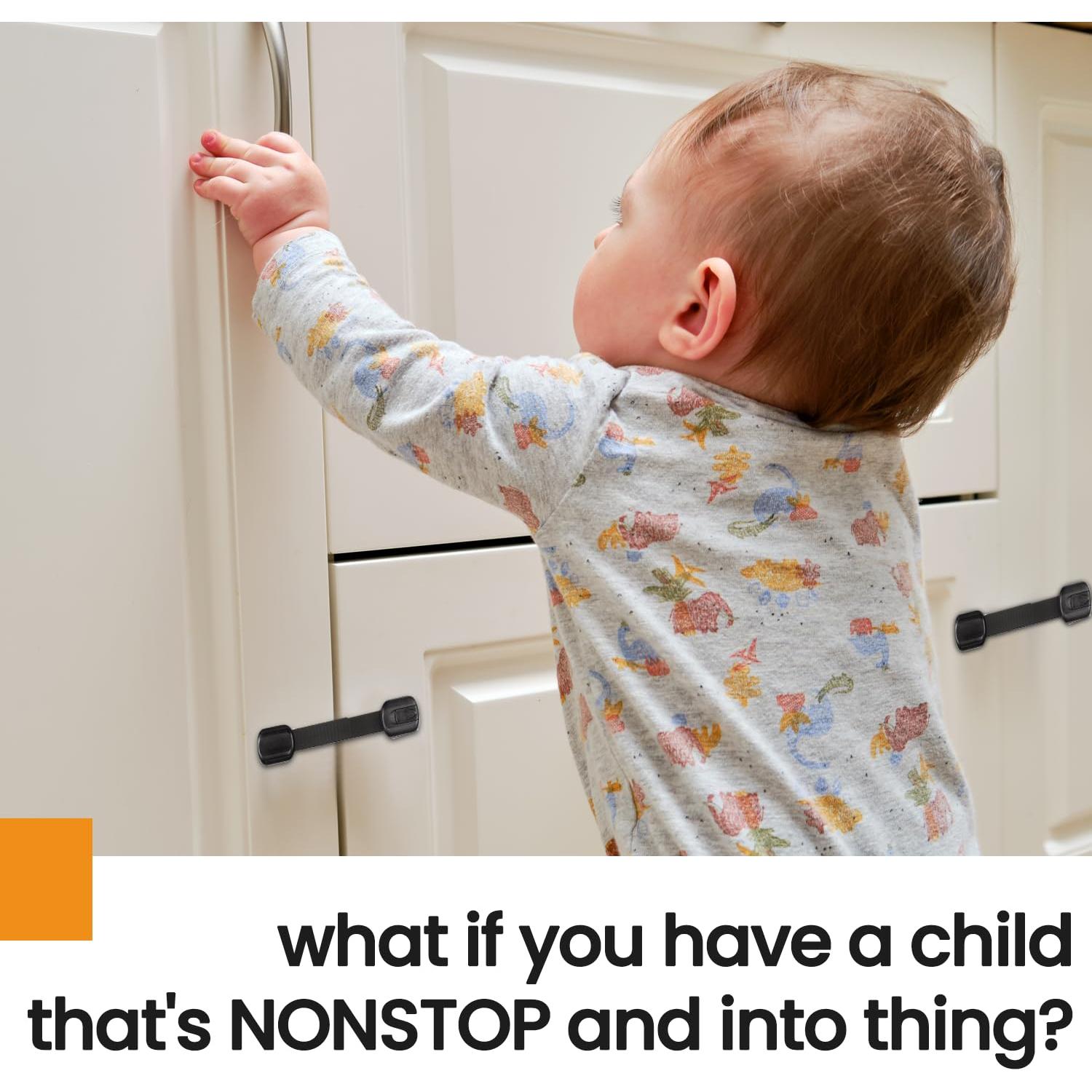 Bloqueos de Seguridad para Niños 3M - Paquete de 6 - Negro