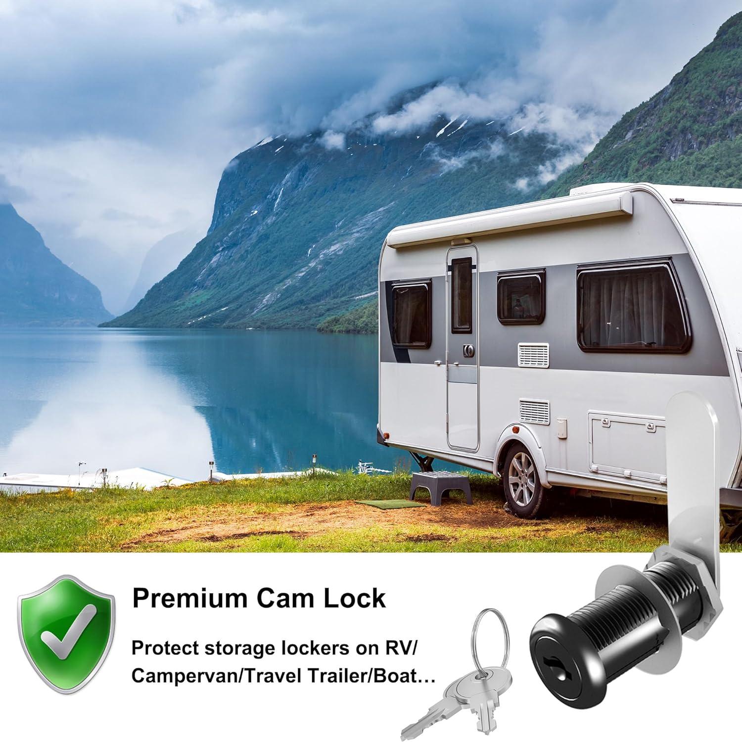 Cerraduras de Gabinete inBovoga 3 Pcs 40mm con Llaves Clave Igual