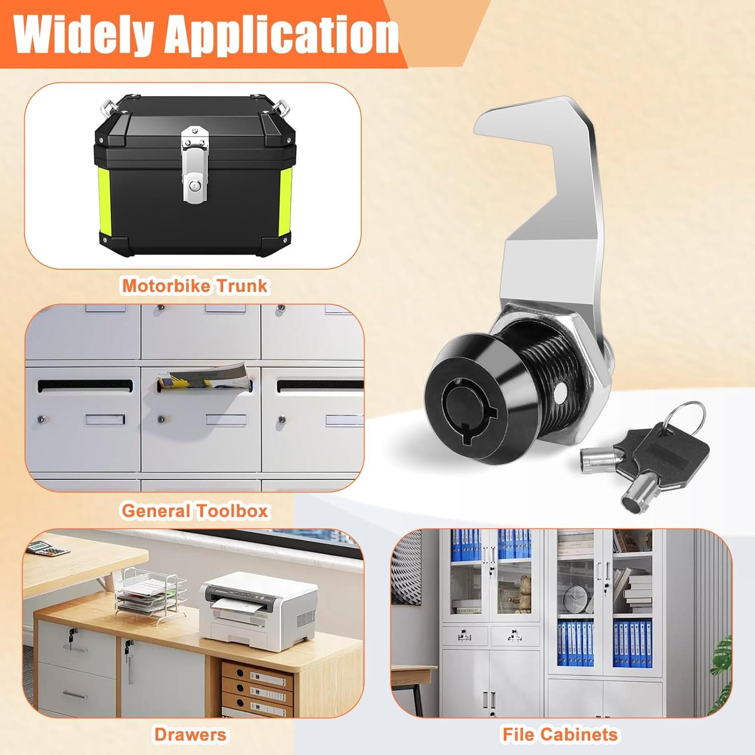 Cerraduras de Caja de Herramientas KOVOSCH - 2 Piezas, Zinc