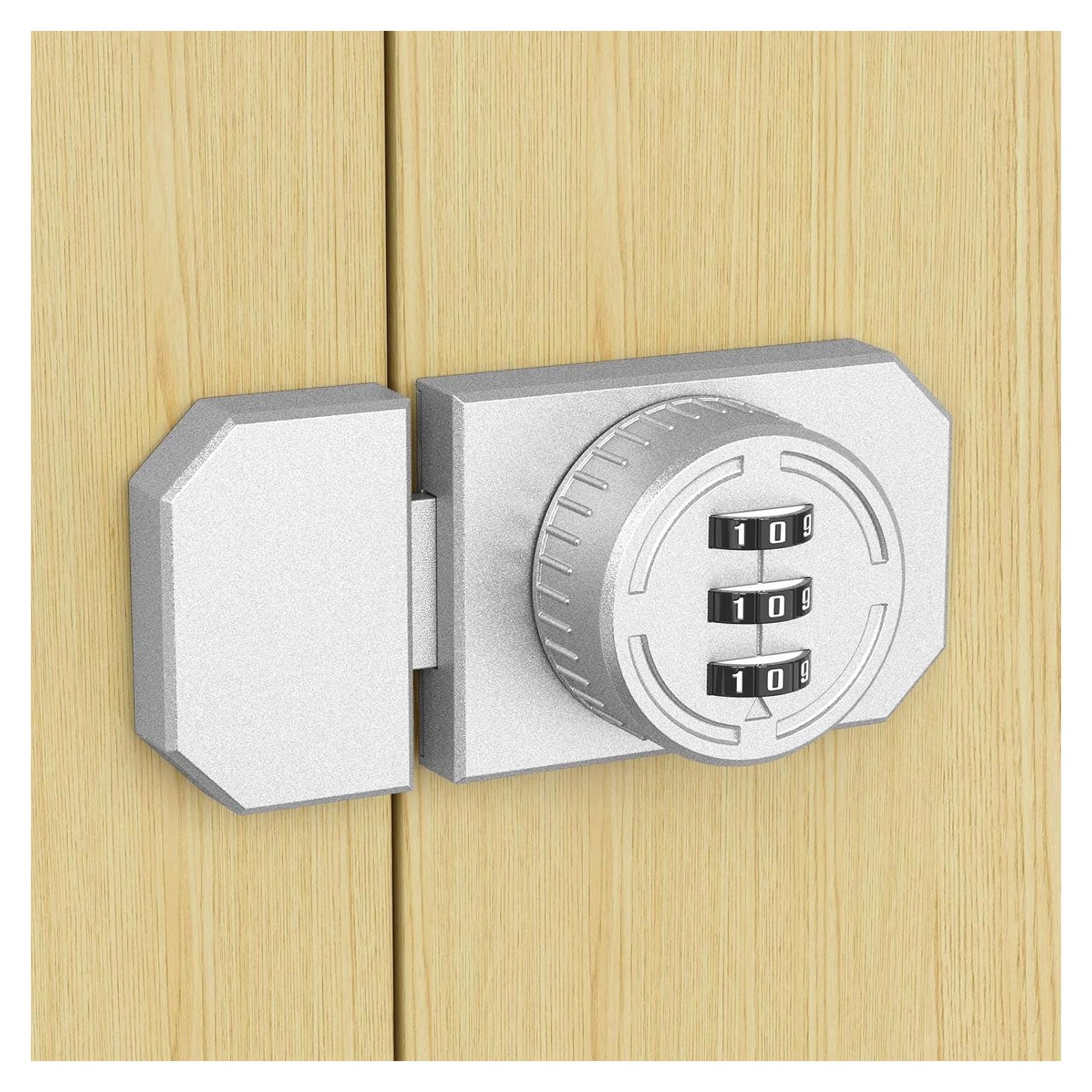 Cerradura de Combinación YogePote para Gabinete Adhesiva 3 Dígitos