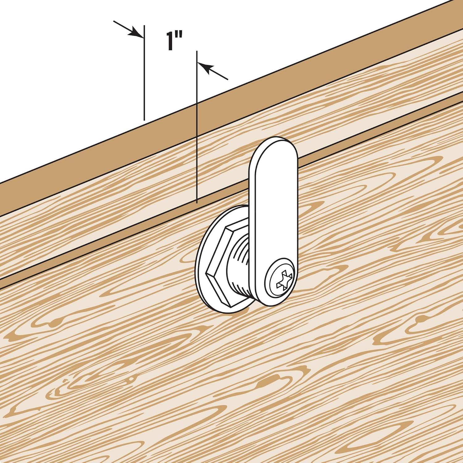 Cerradura de Cajón Prime-Line U 9953 con Acabado en Latón
