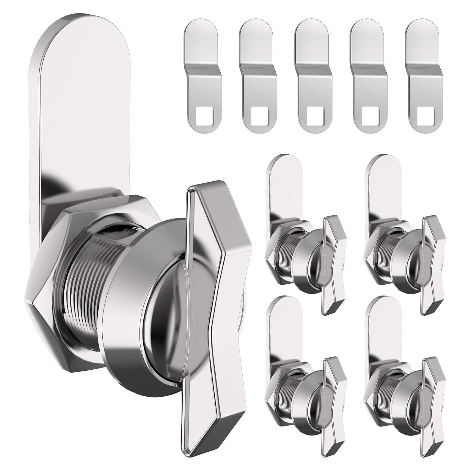 Juego de Cerraduras de Cam Offset WELLUCK 5 Piezas 16mm