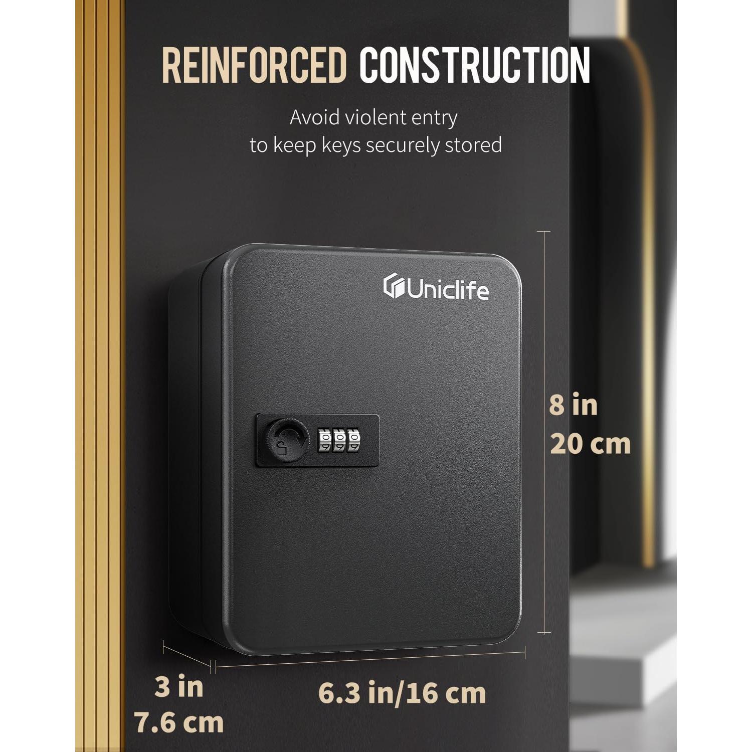 Gabinete de Llaves Uniclife 20 Posiciones con Cerradura Combinada