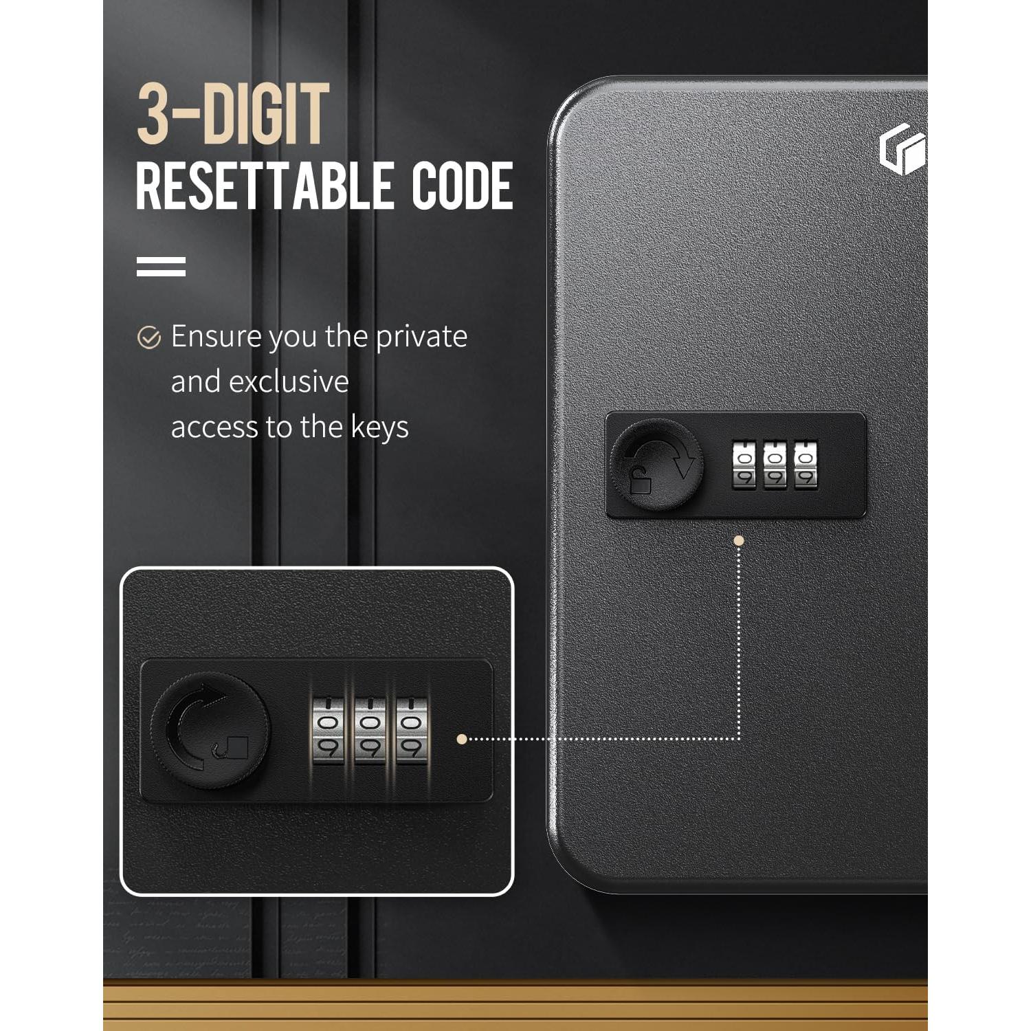 Gabinete de Llaves Uniclife 20 Posiciones con Cerradura Combinada