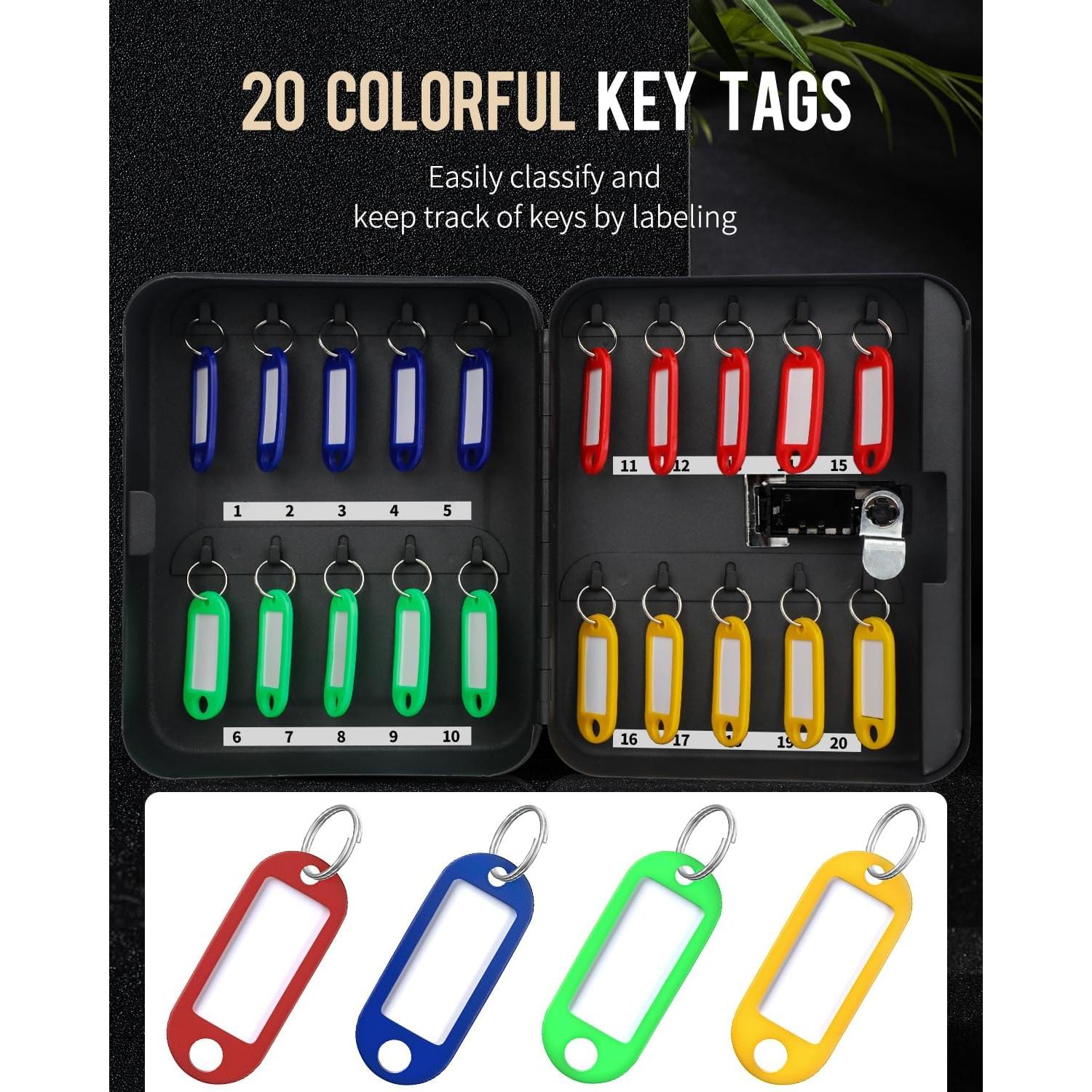 Gabinete de Llaves Uniclife 20 Posiciones con Cerradura Combinada