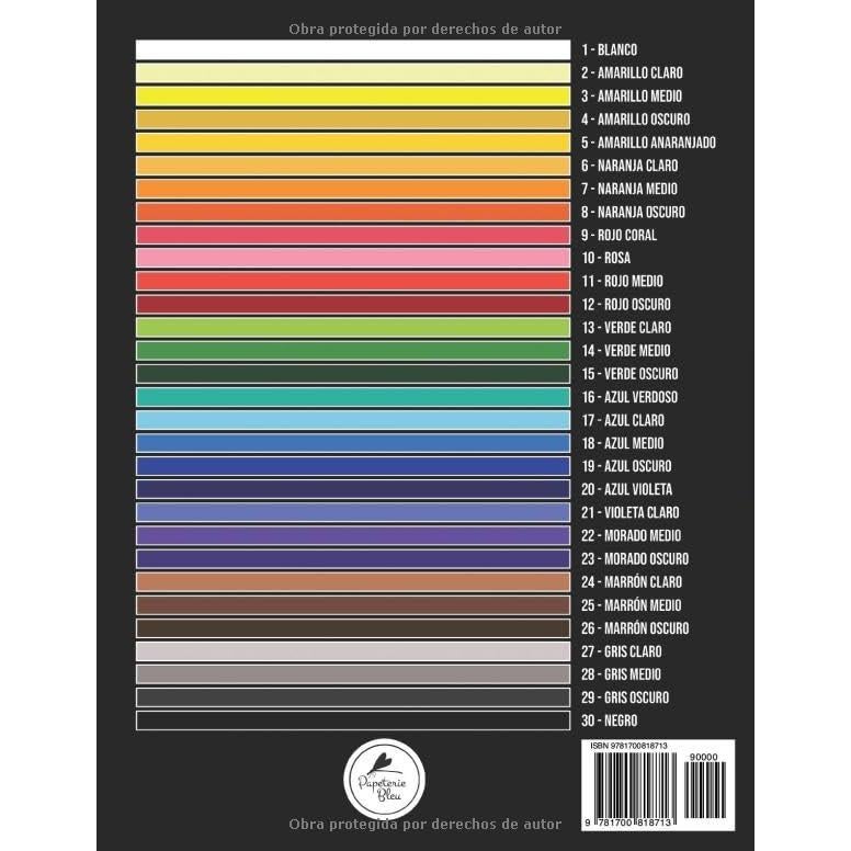 Libro de colorear para adultos: Colorea por números - mandalas y patrones (Spanish Edition)