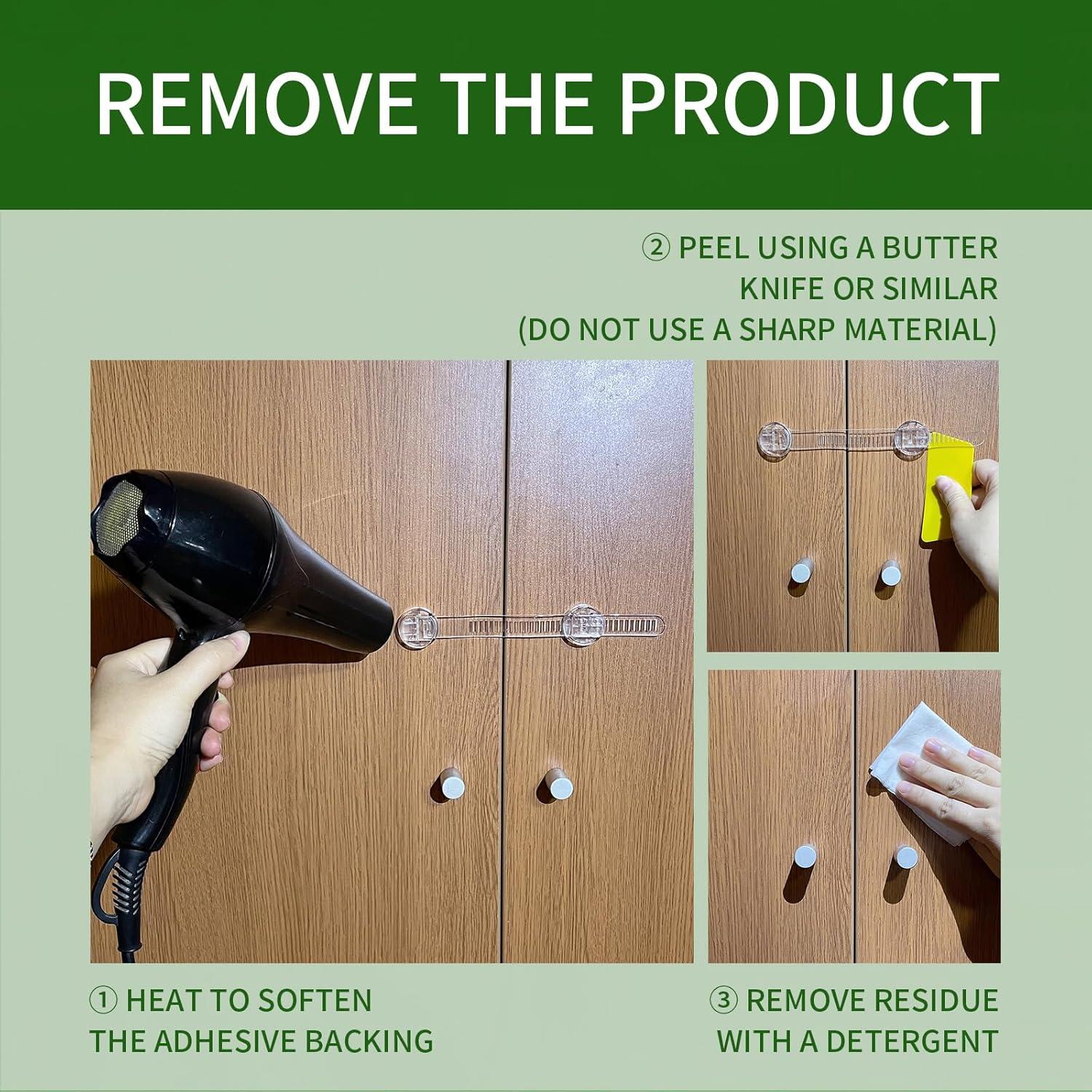 Candados de Seguridad para Niños 6 Unidades Ajustables