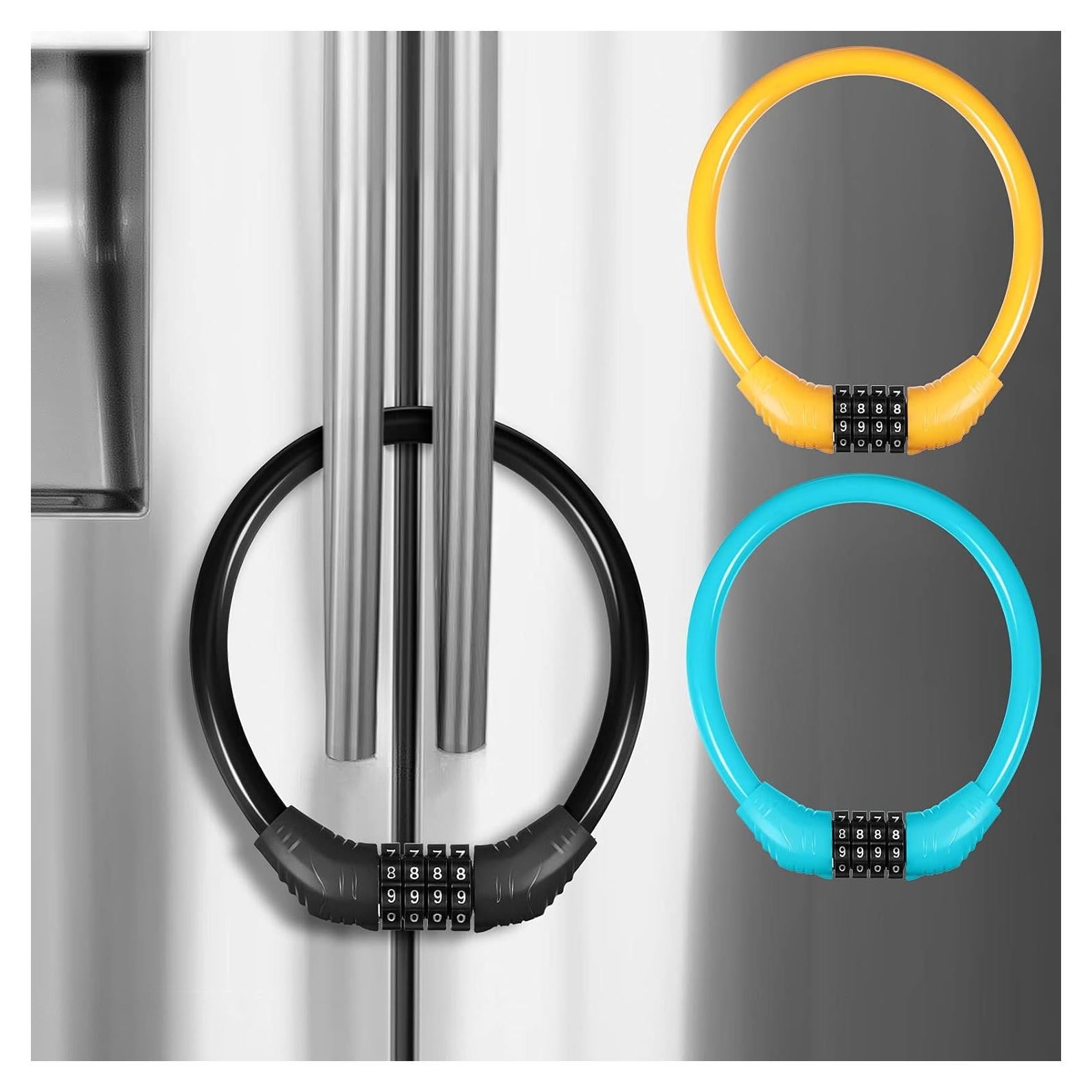 Cerradura de Refrigerador Hestya 3 Piezas 10000 Combinaciones