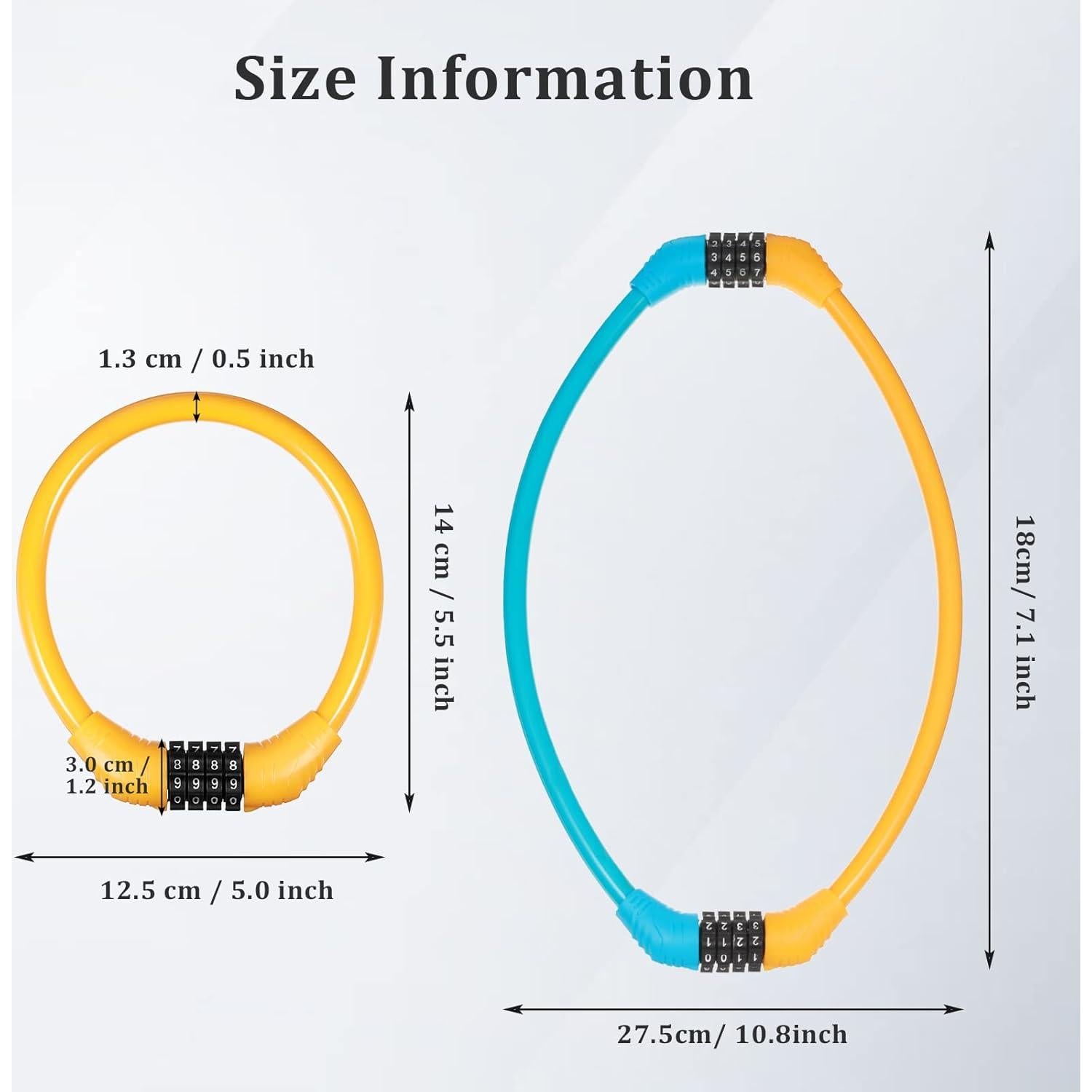 Cerradura de Refrigerador Hestya 3 Piezas 10000 Combinaciones