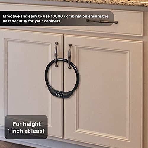 Cerradura de Refrigerador Hestya 3 Piezas 10000 Combinaciones