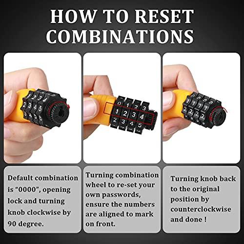 Cerradura de Refrigerador Hestya 3 Piezas 10000 Combinaciones