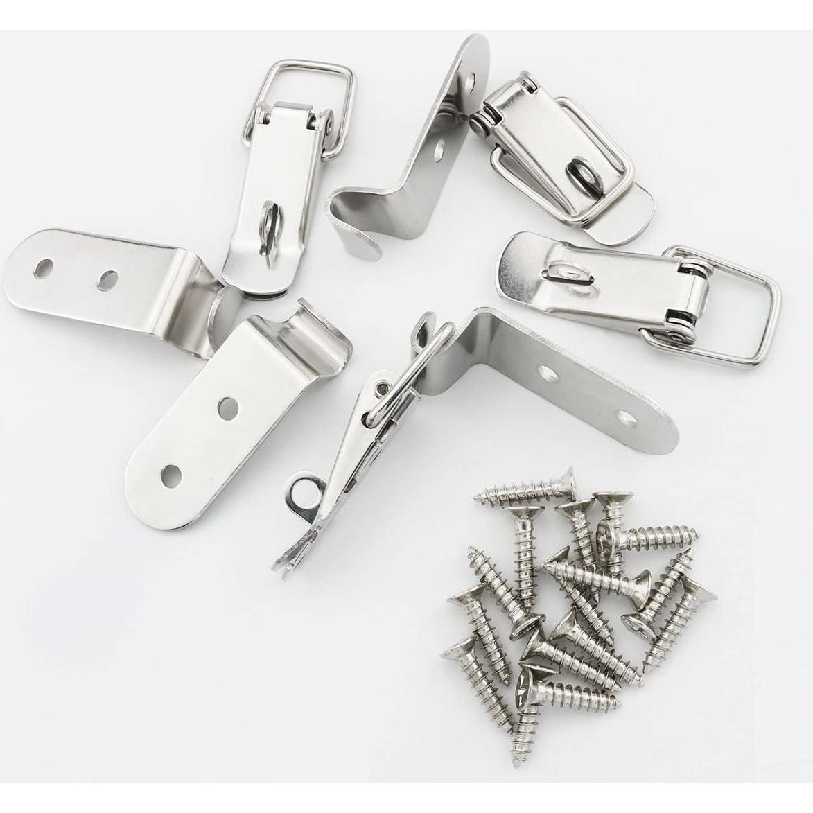 4 Cerraduras de Capó de Acero Inoxidable 90 Grados ITROLLE