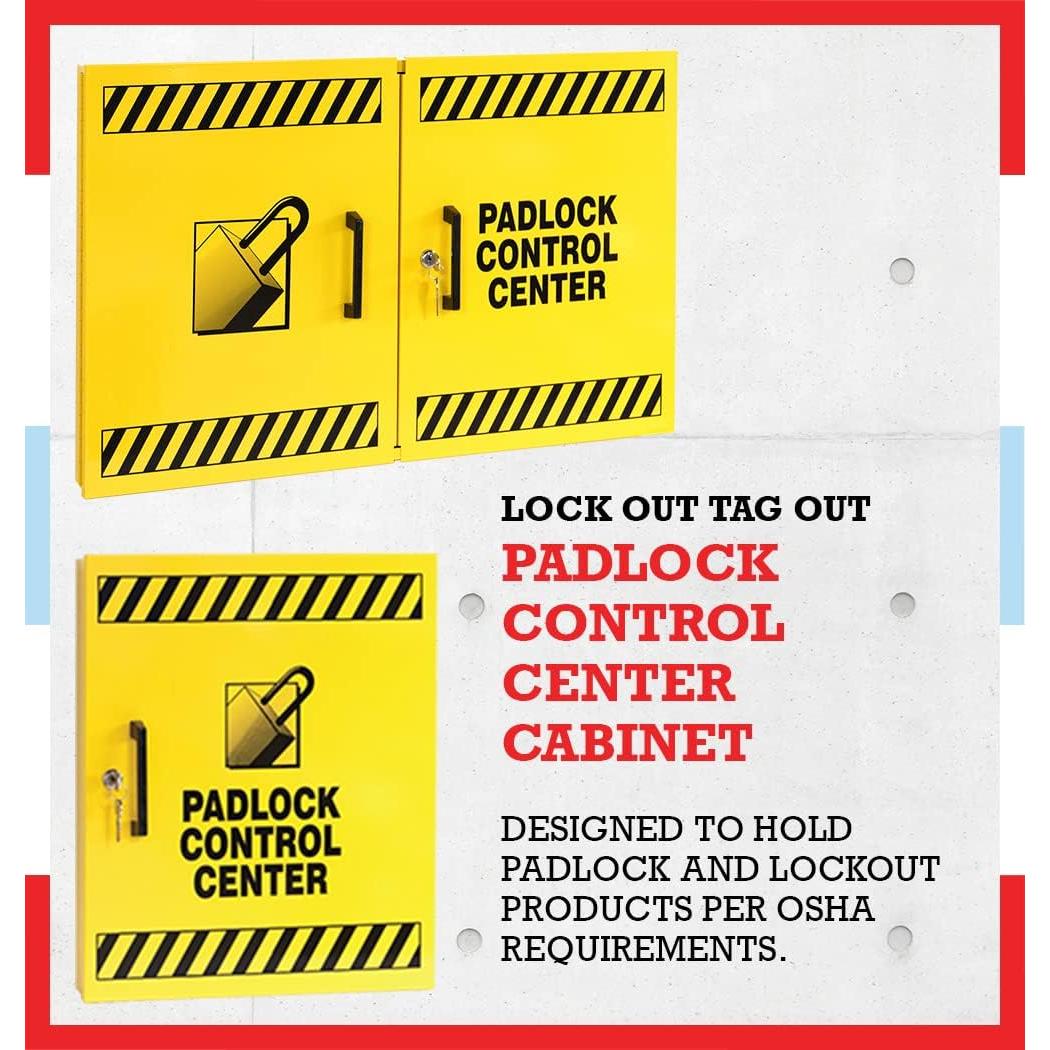 Estación de Bloqueo y Etiquetado Windy City 1176 Amarillo