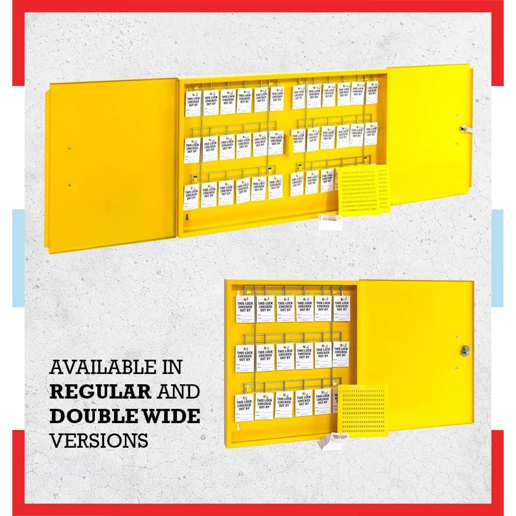 Estación de Bloqueo y Etiquetado Windy City 1176 Amarillo