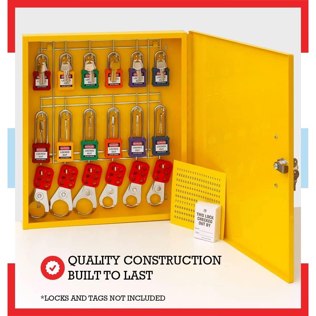 Estación de Bloqueo y Etiquetado Windy City 1176 Amarillo