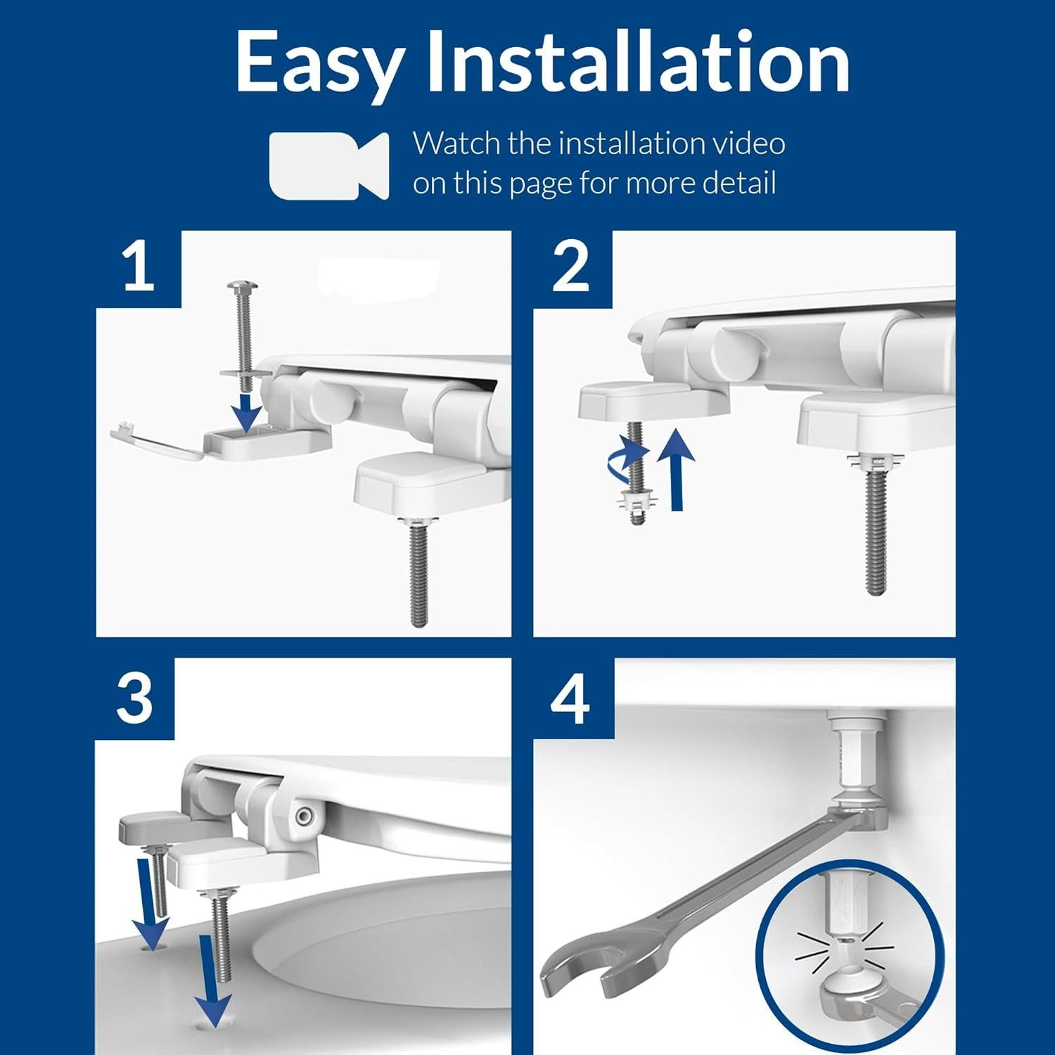 Asiento de Inodoro Mayfair Redondo con Entrenador Blanco