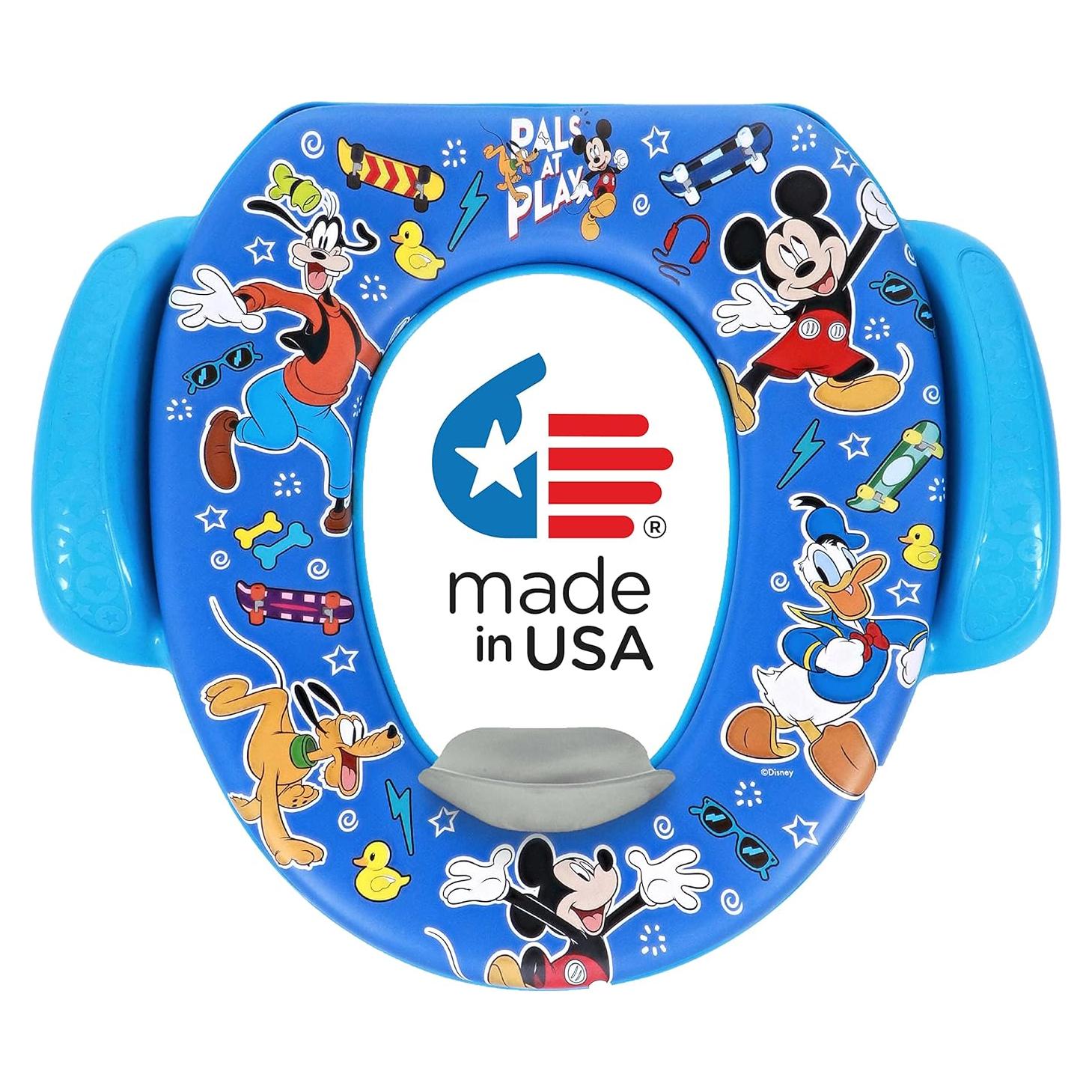 Asiento de Inodoro Suave Disney Mickey Mouse - Entrenamiento Bebés