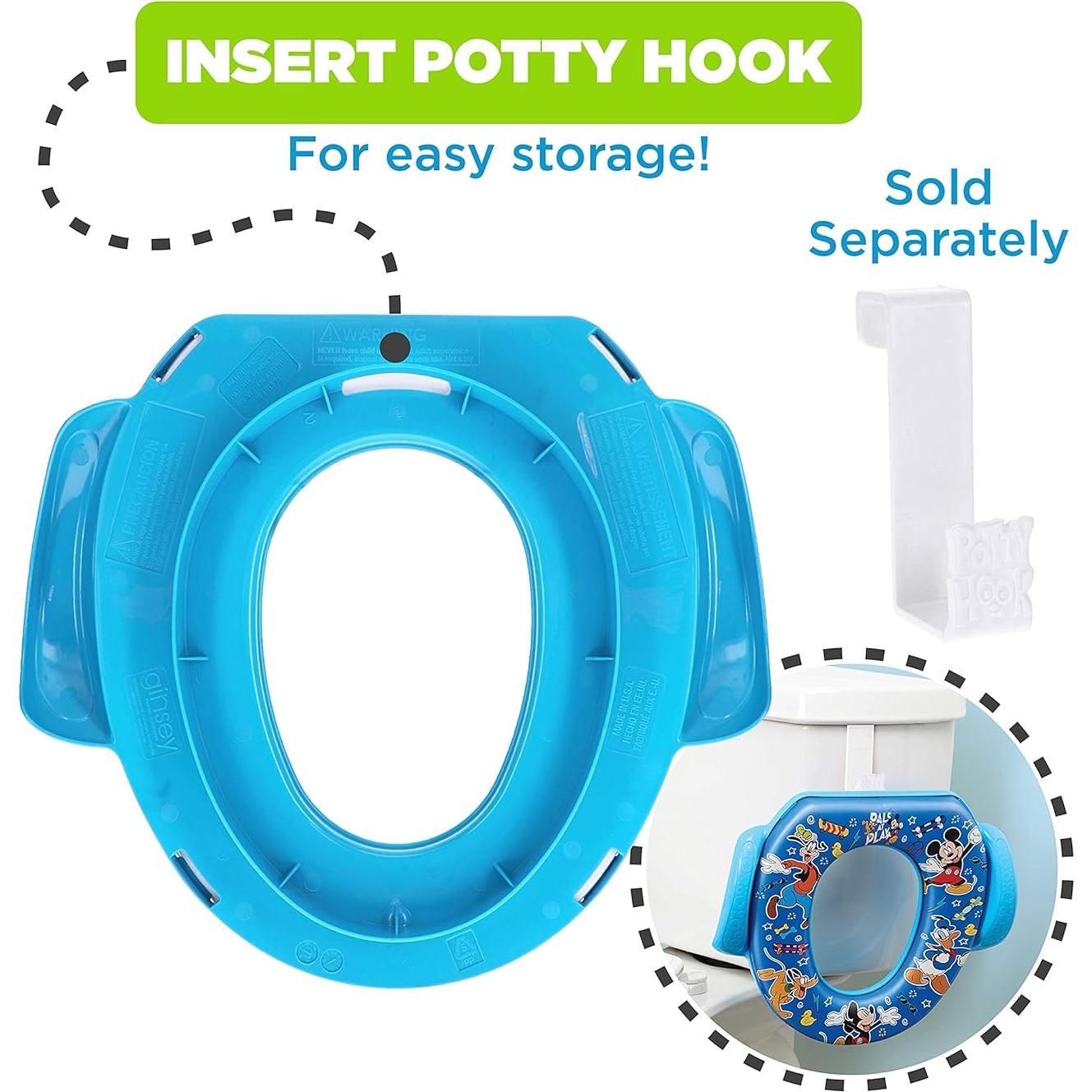 Asiento de Inodoro Suave Disney Mickey Mouse - Entrenamiento Bebés