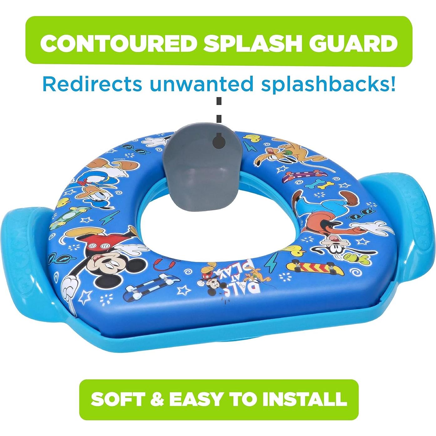 Asiento de Inodoro Suave Disney Mickey Mouse - Entrenamiento Bebés