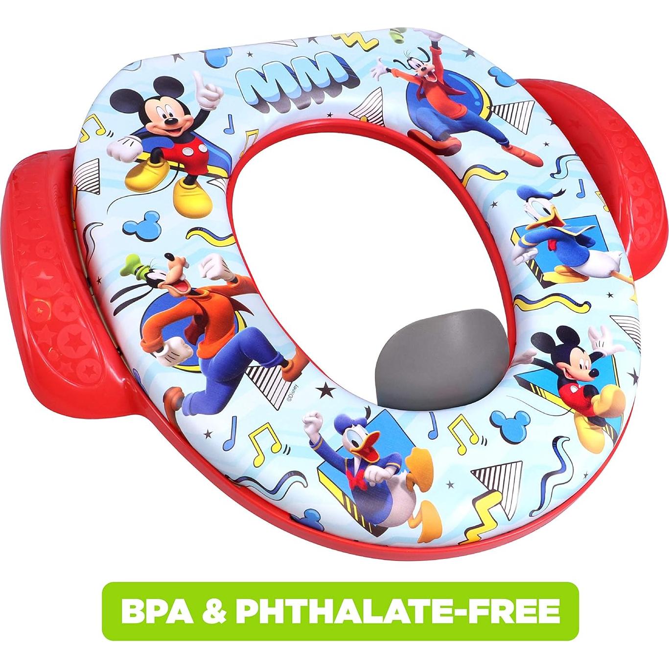 Asiento de Baño Suave Disney Mickey Mouse - 33.78x6.35 cm