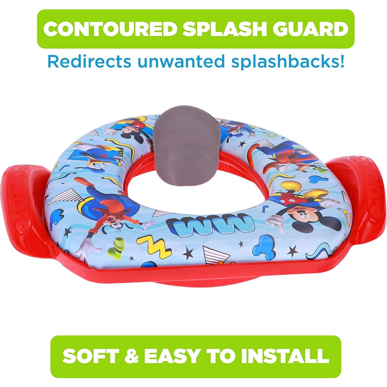 Asiento de Baño Suave Disney Mickey Mouse - 33.78x6.35 cm