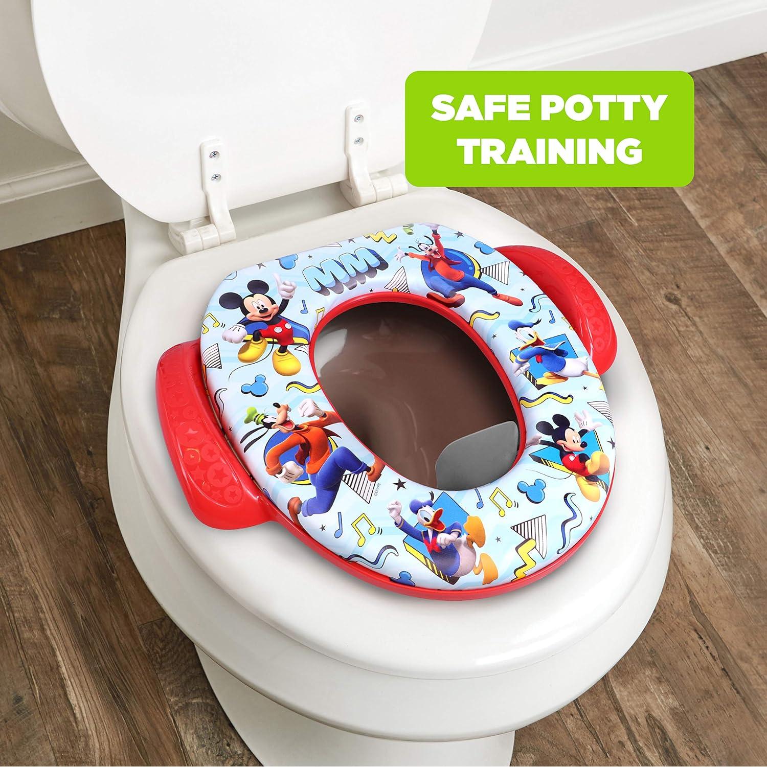 Asiento de Baño Suave Disney Mickey Mouse - 33.78x6.35 cm