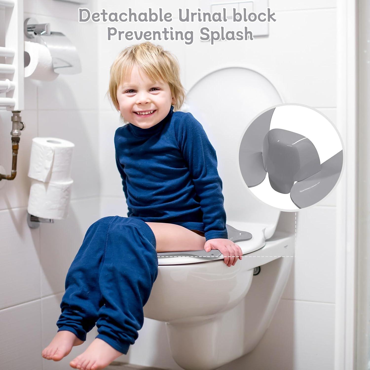 Asiento de Inodoro Plegable SKYROKU para Niños - Antideslizante