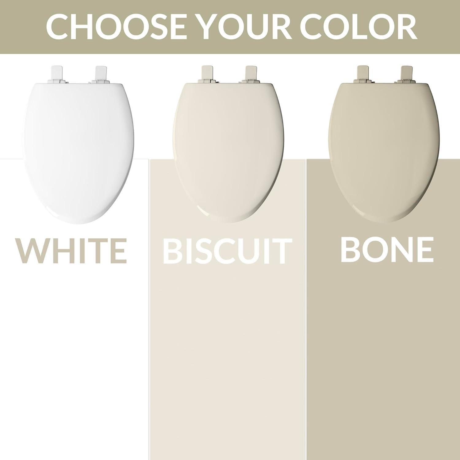 Asiento de Inodoro Mayfair Elongado con Entrenador Infantil Galleta